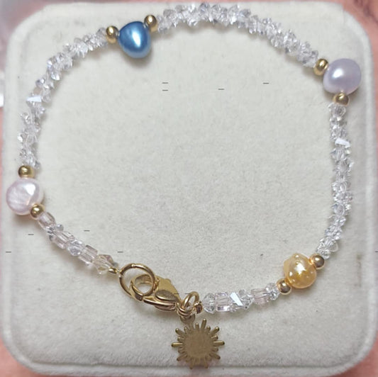 Pulsera cristal Checo.